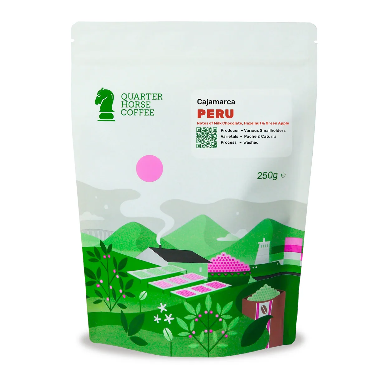 cajamarca, peru coffee from quarter horse coffee roasters