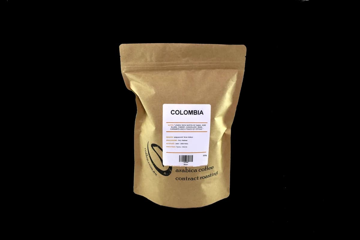 colombia – cundimarca, colombia coffee from the coffee roaster