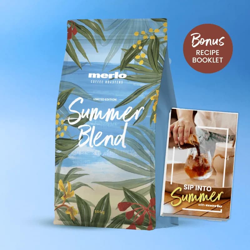 summer blend, kenya + colombia coffee from merlo coffee cafe | eagle farm