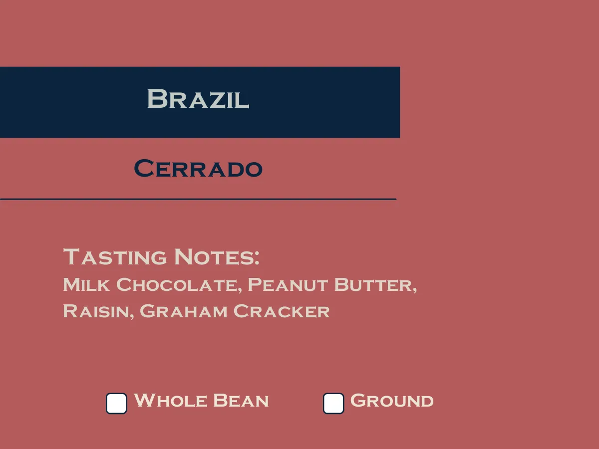 brazil cerrado (dark roast), brazil coffee from haven coffee roasters