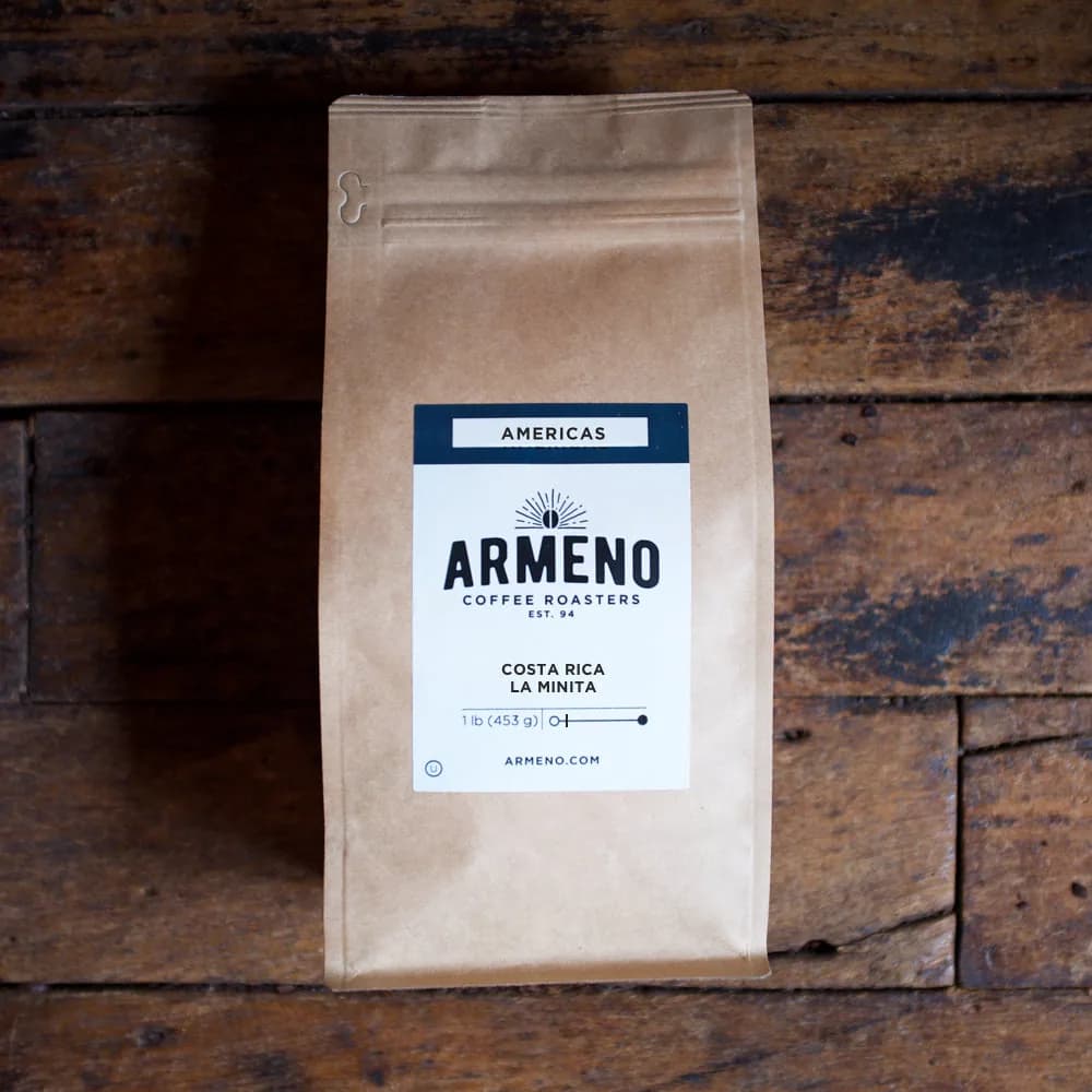 costa rica la minita, costa rica coffee from armeno coffee roasters ltd