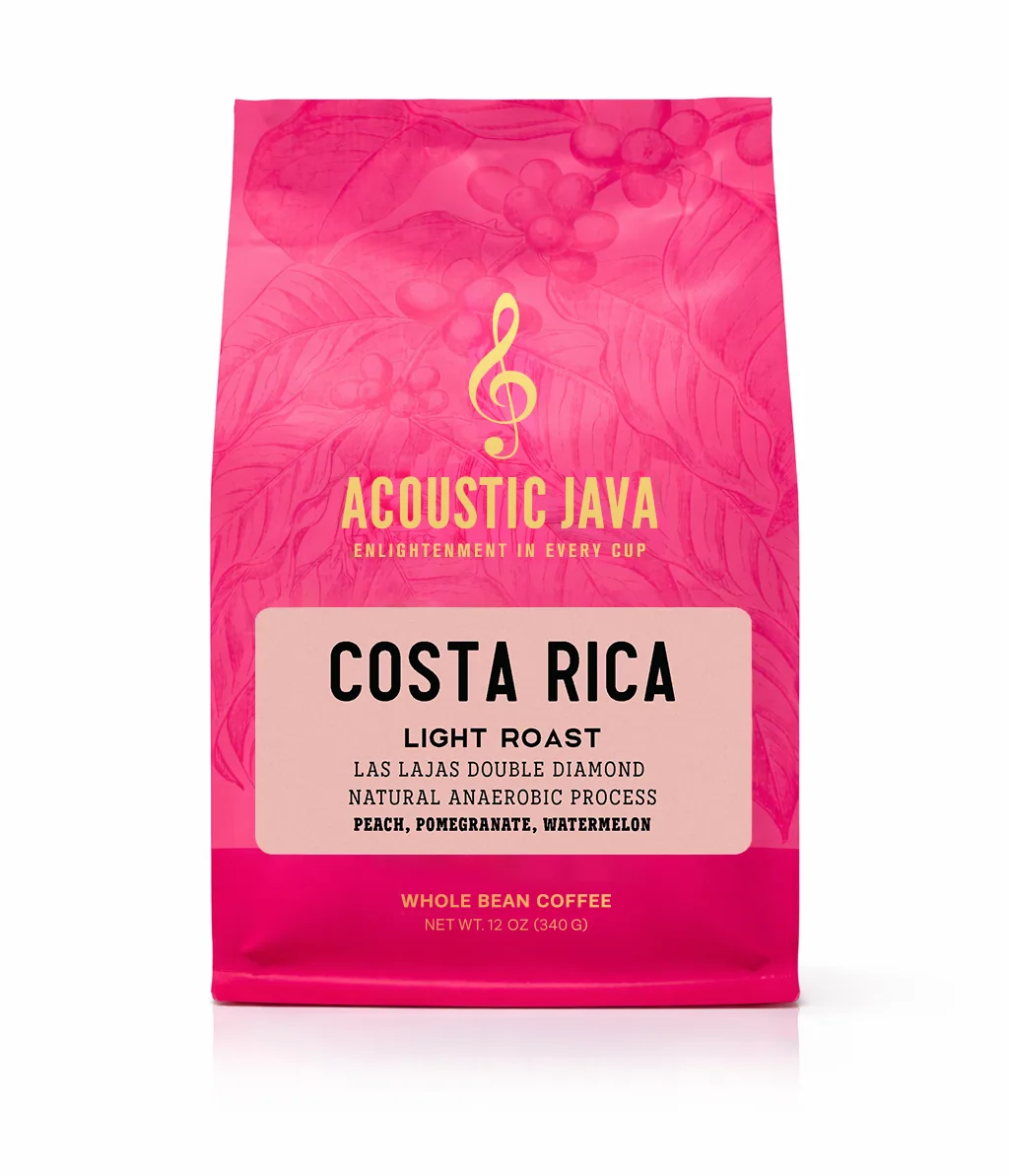 costa rica las lajas, costa rica coffee from acoustic java roastery & tasting room