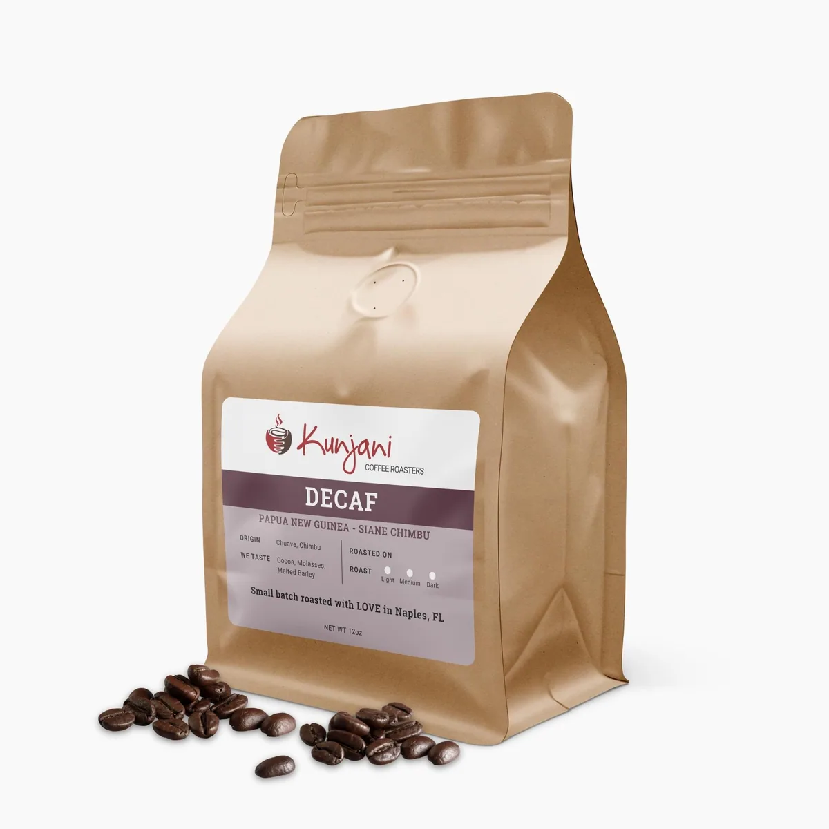decaf papua new guinea, papua new guinea coffee from kunjani craft coffee & gallery