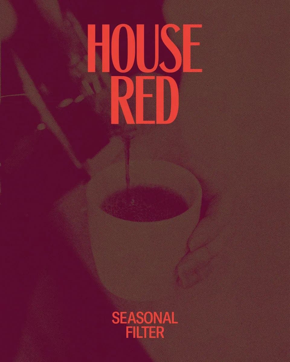 house red, burundi + colombia coffee from red bank coffee roasters