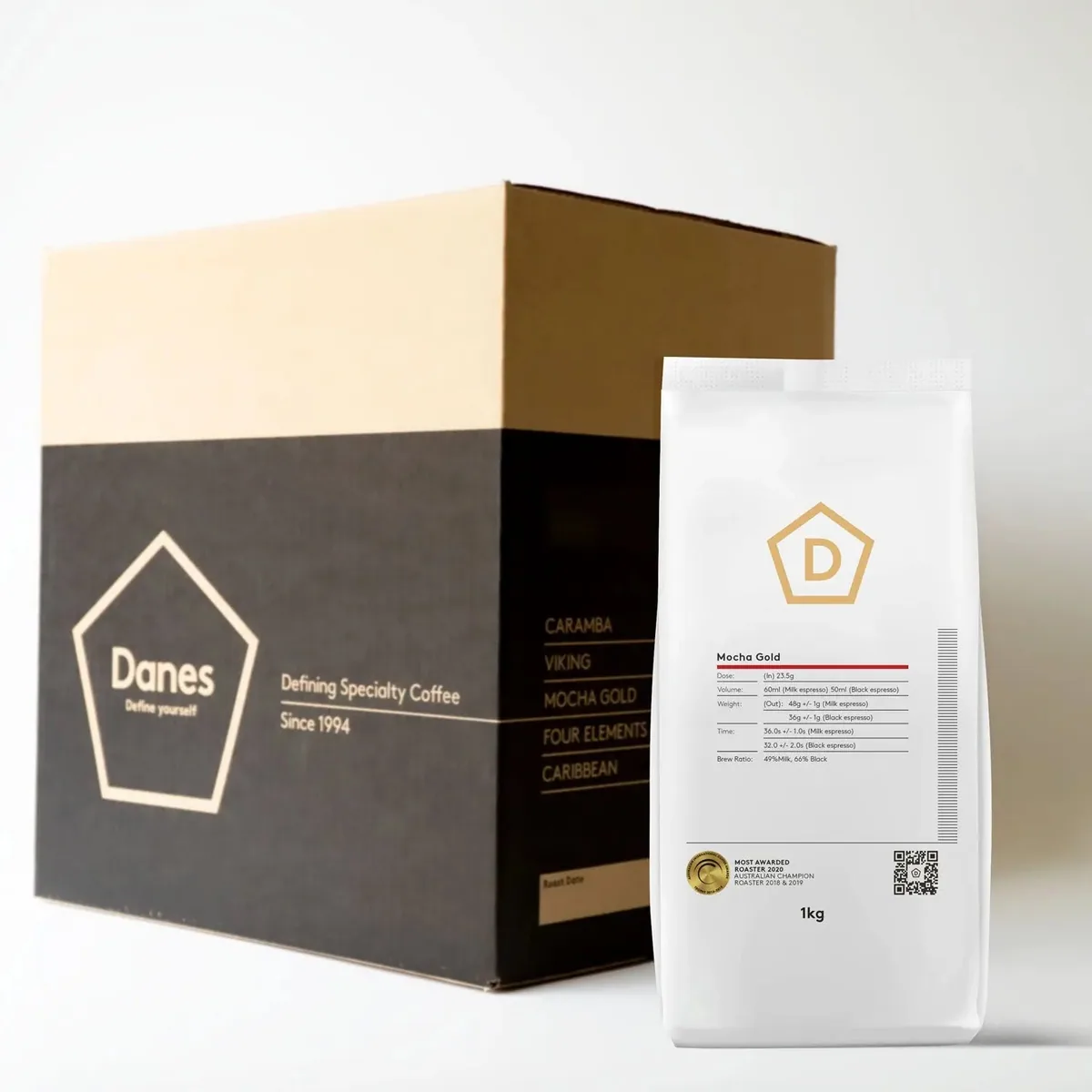 mocha gold box, yemen coffee from danes coffee roasters - wholesale coffee roaster