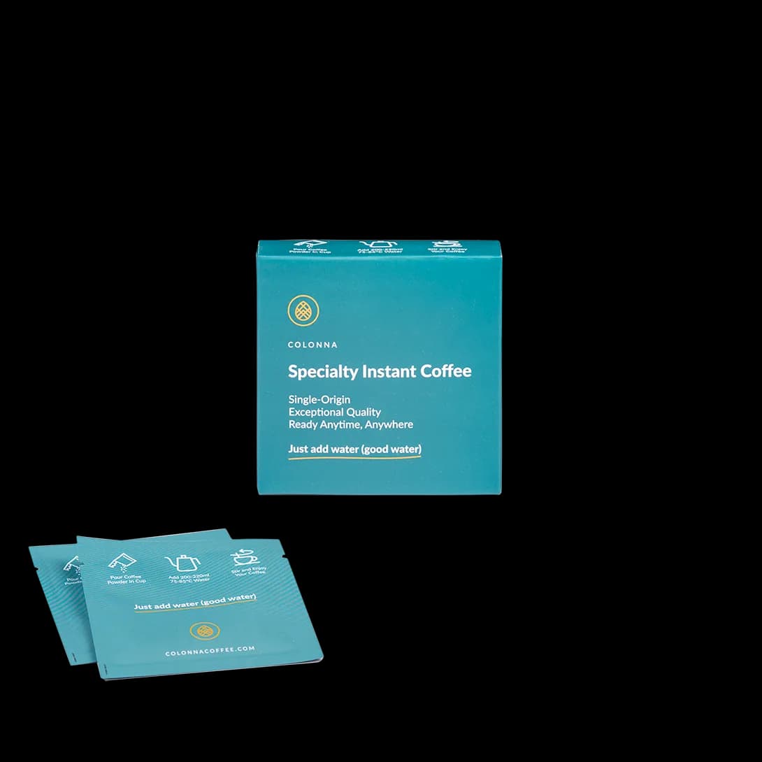 foundation specialty instant coffee (box of 6 sachets), nicaragua coffee from colonna & small's
