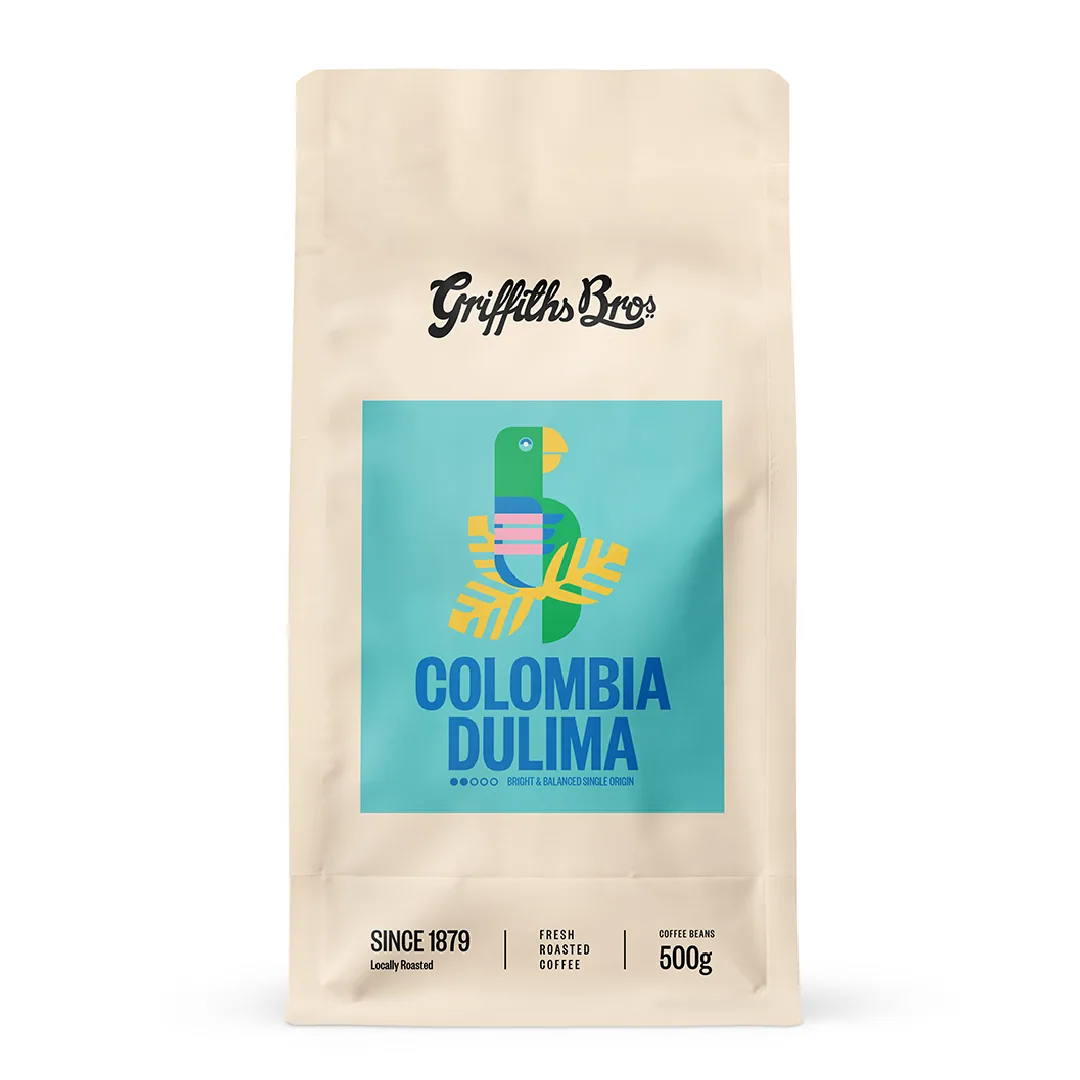 colombia dulima, colombia coffee from griffiths bros. coffee roasters