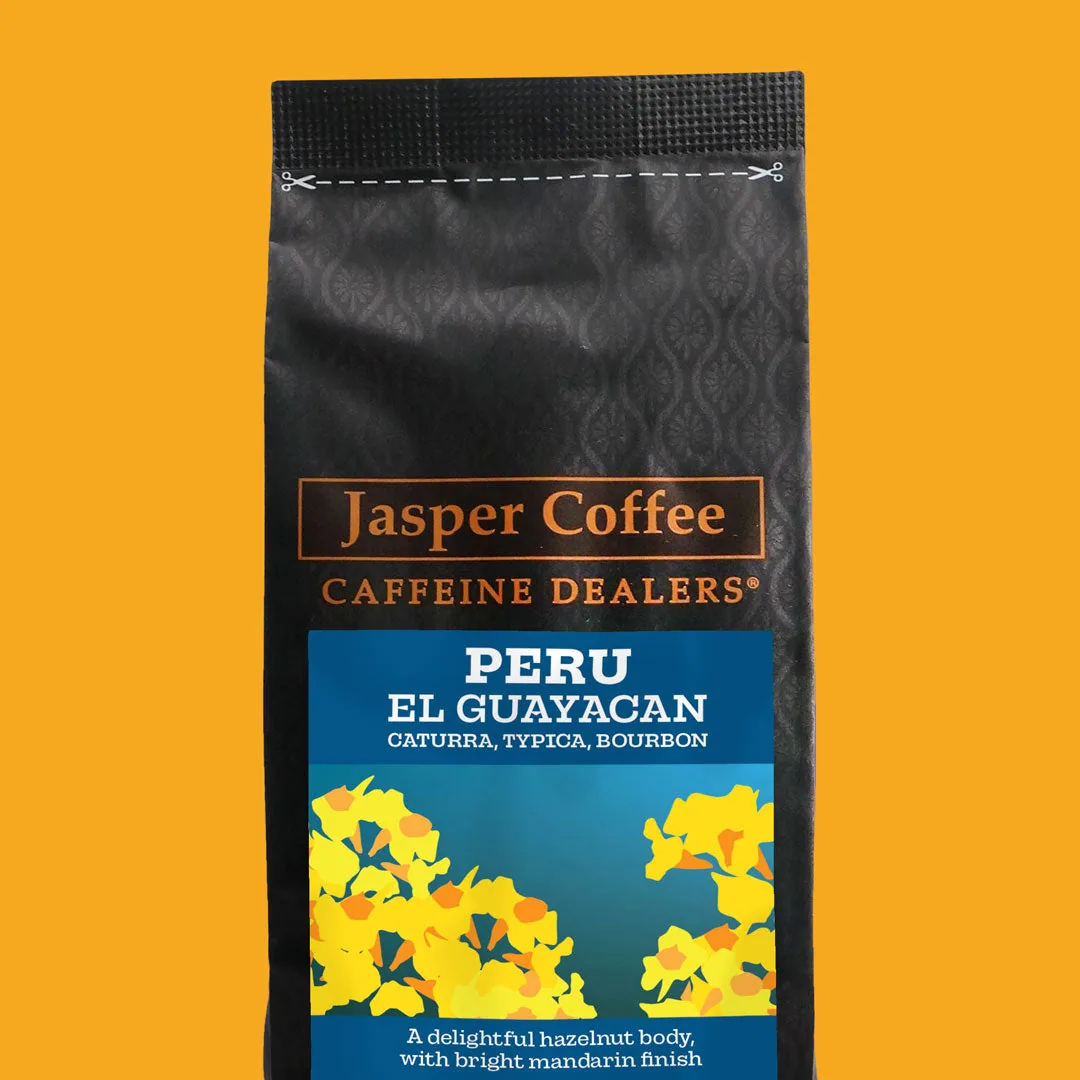 peru el guayacan, peru coffee from jasper coffee - roaster