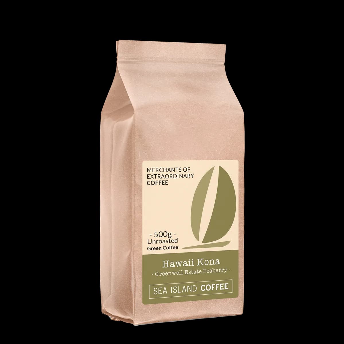 green hawaii kona, greenwell estate peaberry, hawaii coffee from sea island coffee