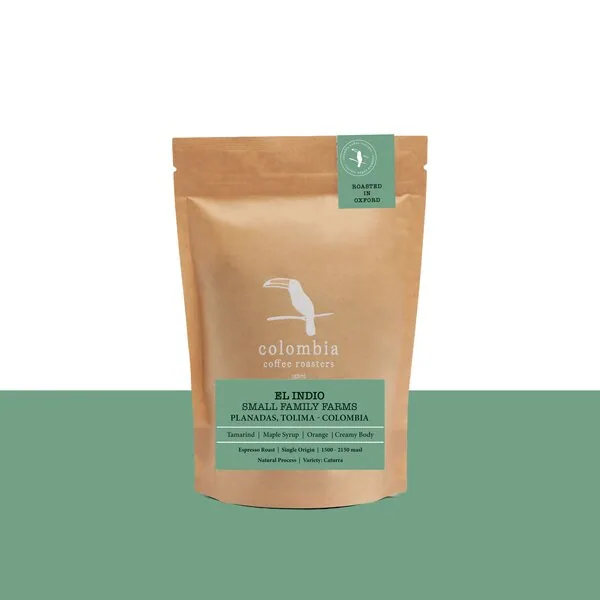 el indio microlot natural process (espresso roast) tolima, colombia, colombia coffee from colombia coffee roasters