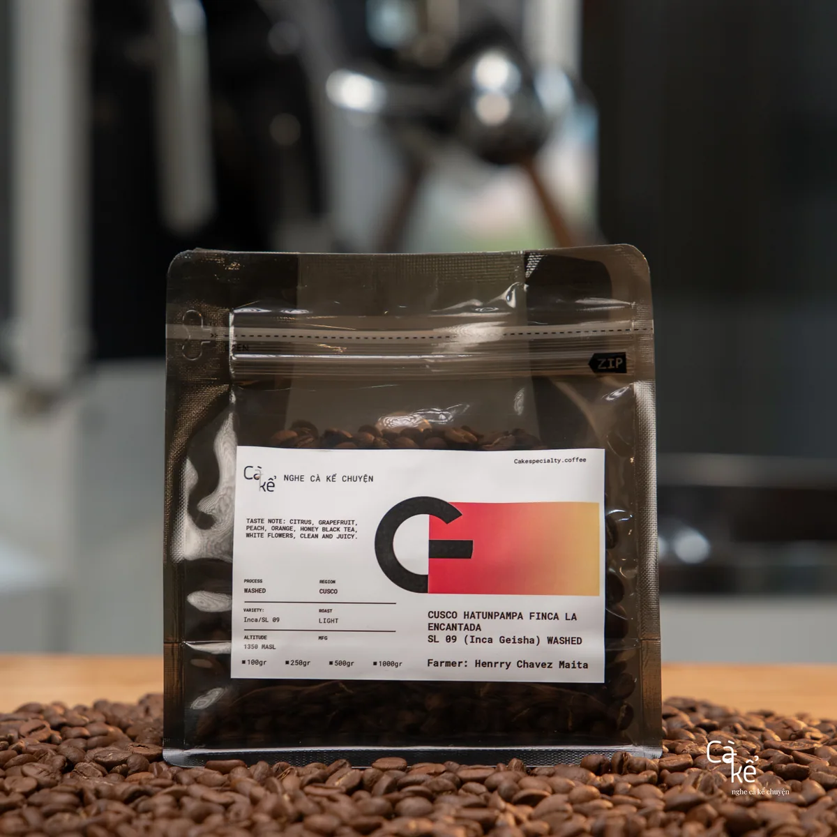 cà phê đặc sản geisha cusco hatunpampa finca la encantada washed, peru coffee from cà kể specialty coffee