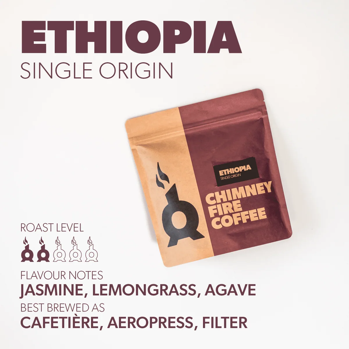 ethiopia kecho anderacha, ethiopia coffee from chimney fire coffee