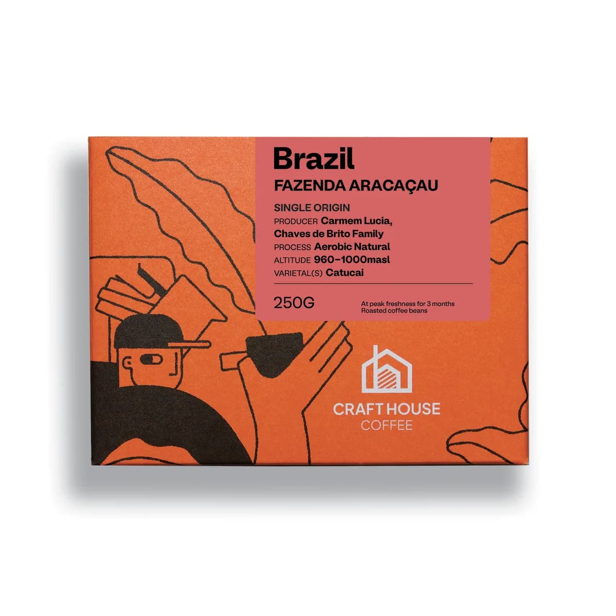 brazil fazenda aracacu, brazil coffee from craft house coffee