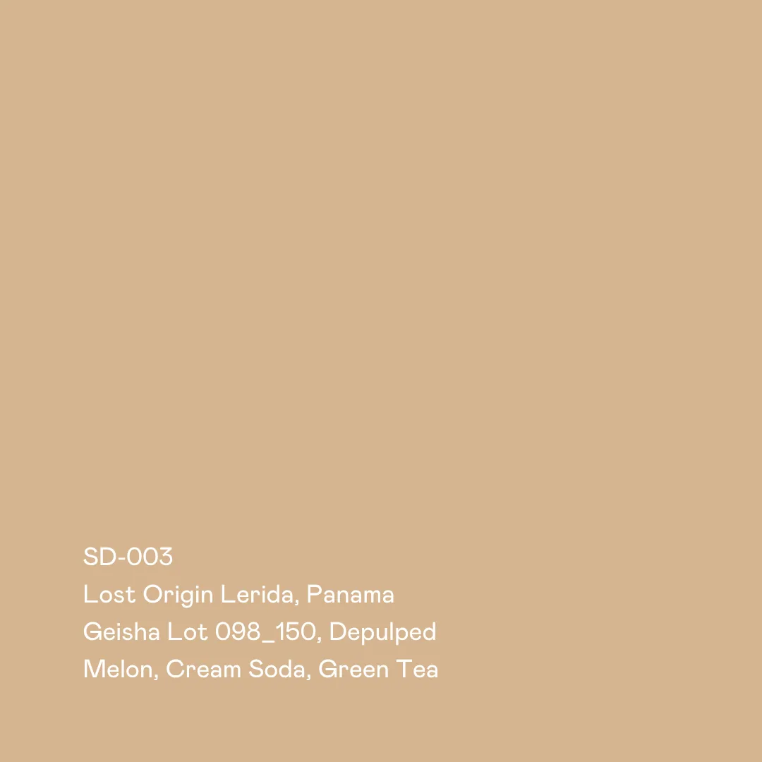 sd-003 - lost origin lerida, geisha lot 098_150 depulped, panama coffee from special guests