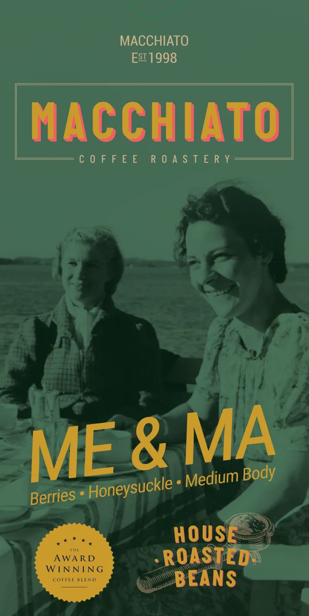 me & ma, kenya coffee from macchiato wood fire pizza and coffee roasters