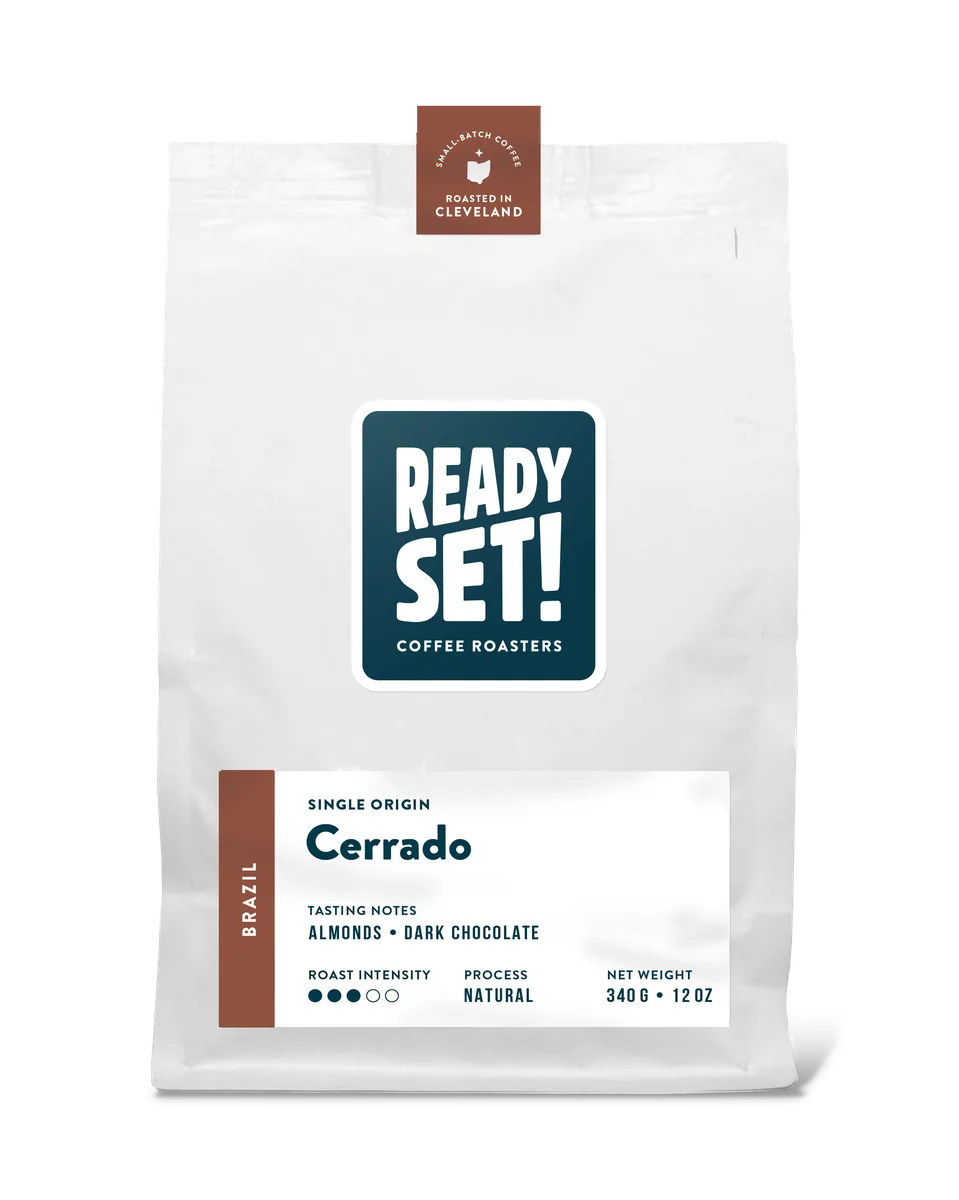 brazil cerrado, brazil coffee from ready set coffee roasters