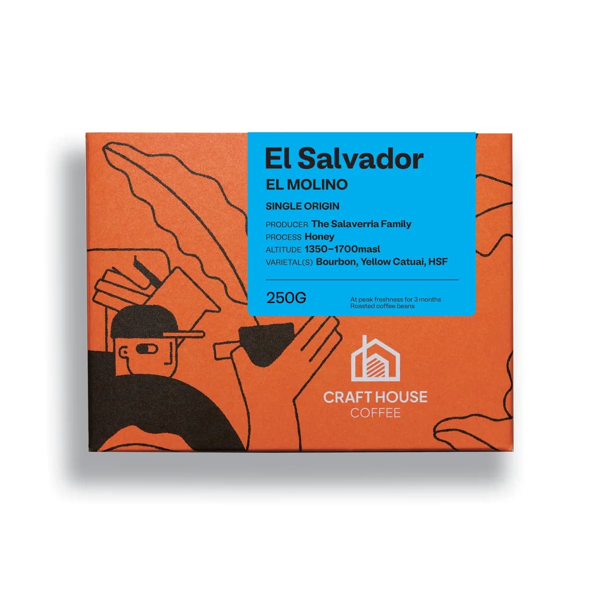 el salvador el molino, el salvador coffee from craft house coffee