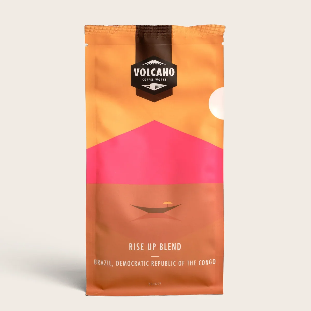 rise up blend, brazil coffee from volcano coffee works