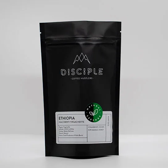 ethiopia - halo beriti yirgacheffe / natural, ethiopia coffee from disciple roasters