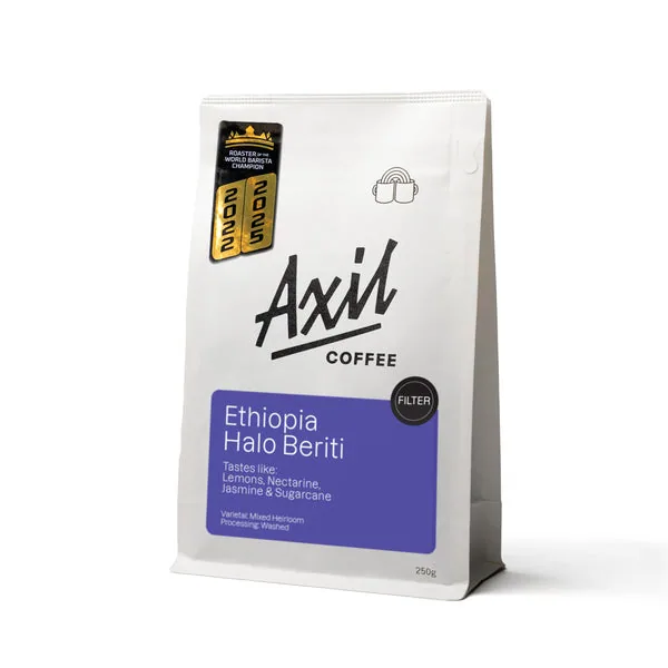 halo beriti - washed, ethiopia coffee from axil coffee roasters flinders lane