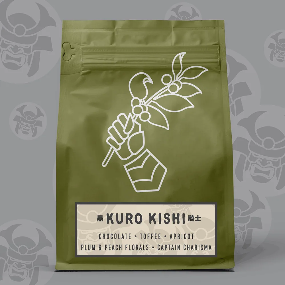 kuro kishi, ethiopia + colombia coffee from cavalier coffee roasters & cafe