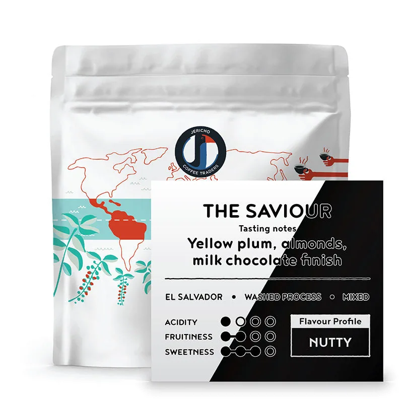 the saviour - el salvador, el salvador coffee from jericho coffee traders roastery