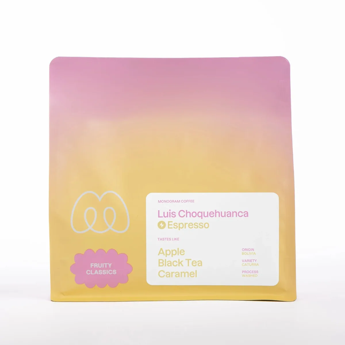 luis choquehuanca espresso, bolivia coffee from monogram coffee