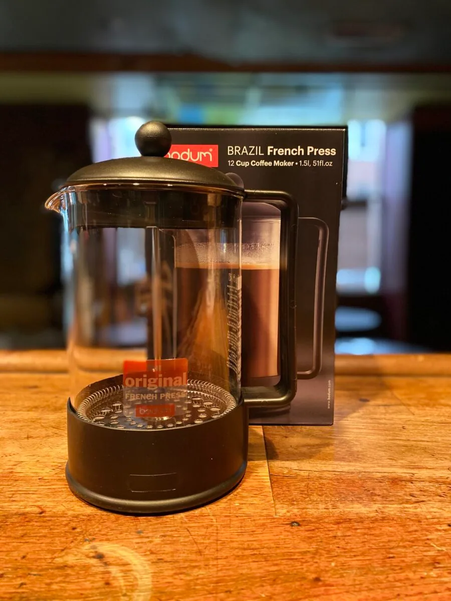 french presses, brazil coffee from the kaffeeklatsch