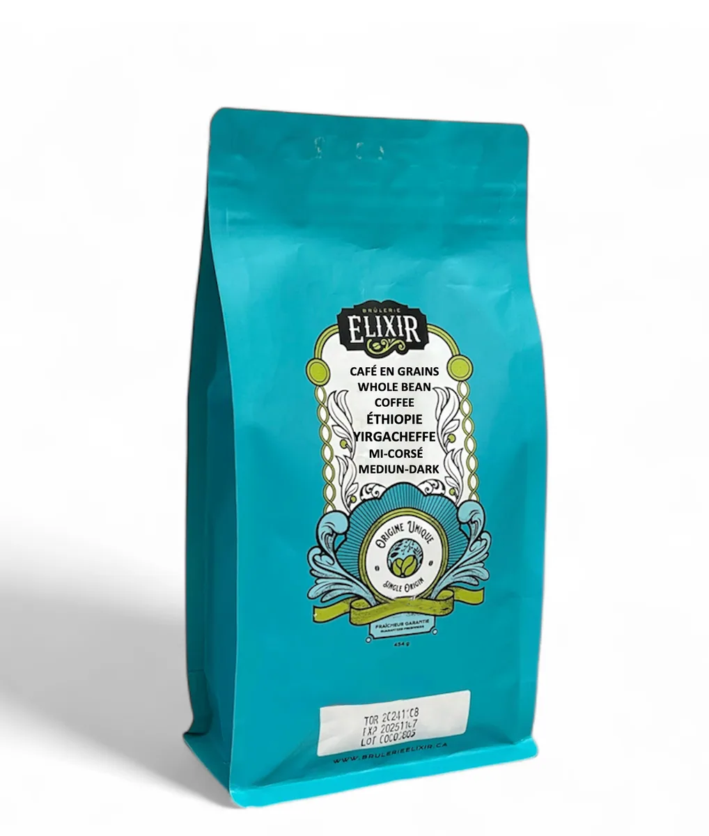 éthiopie yirgacheffe, ethiopia coffee from brûlerie élixir