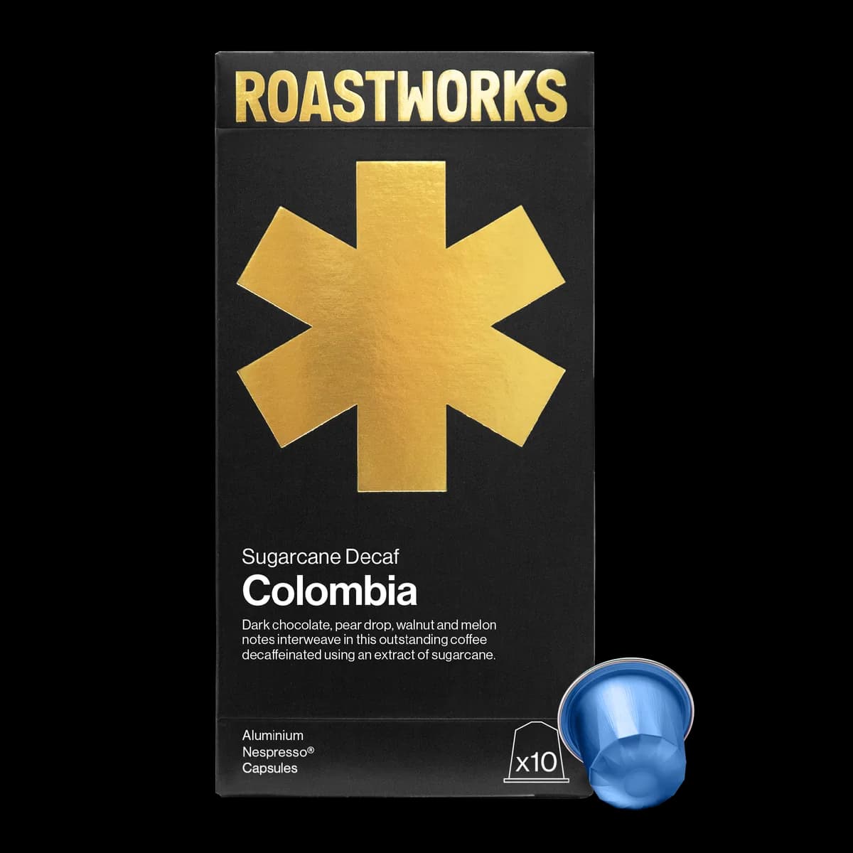 decaf colombia, colombia coffee from roastworks coffee co