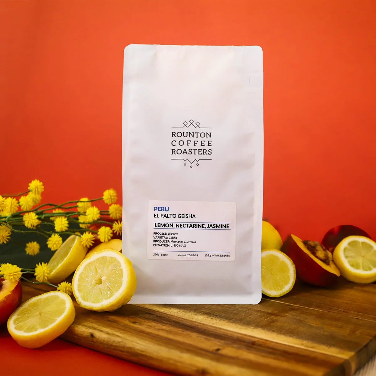 el palto geisha, peru coffee from rounton coffee