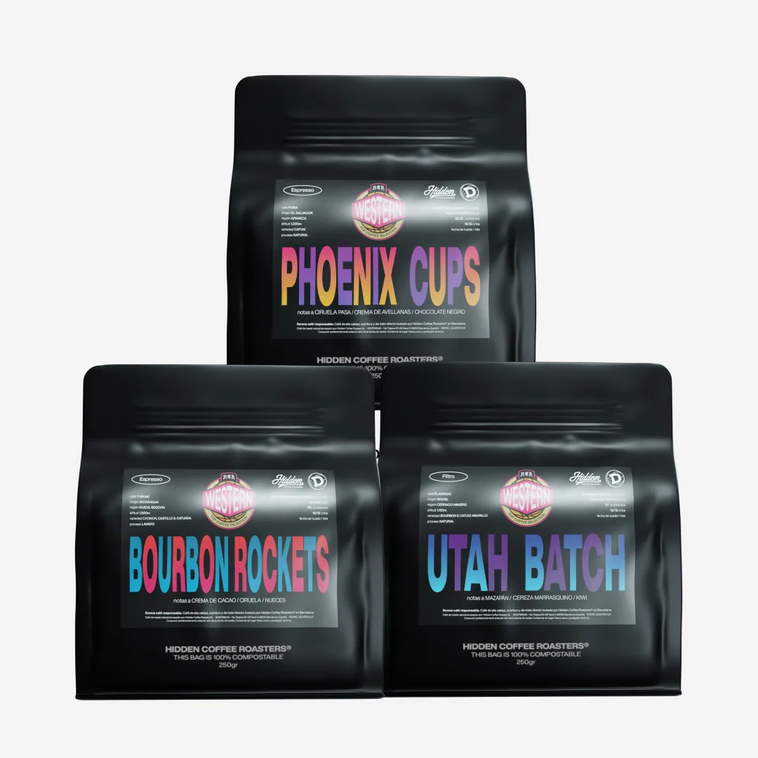 pack “western” all stars – hidden x drafteados, colombia coffee from hidden coffee roasters - el born