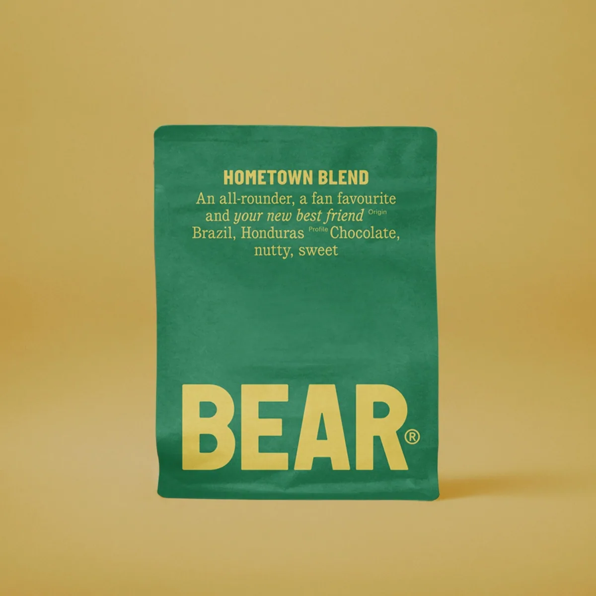 hometown blend, brazil + honduras coffee from bear - uttoxeter