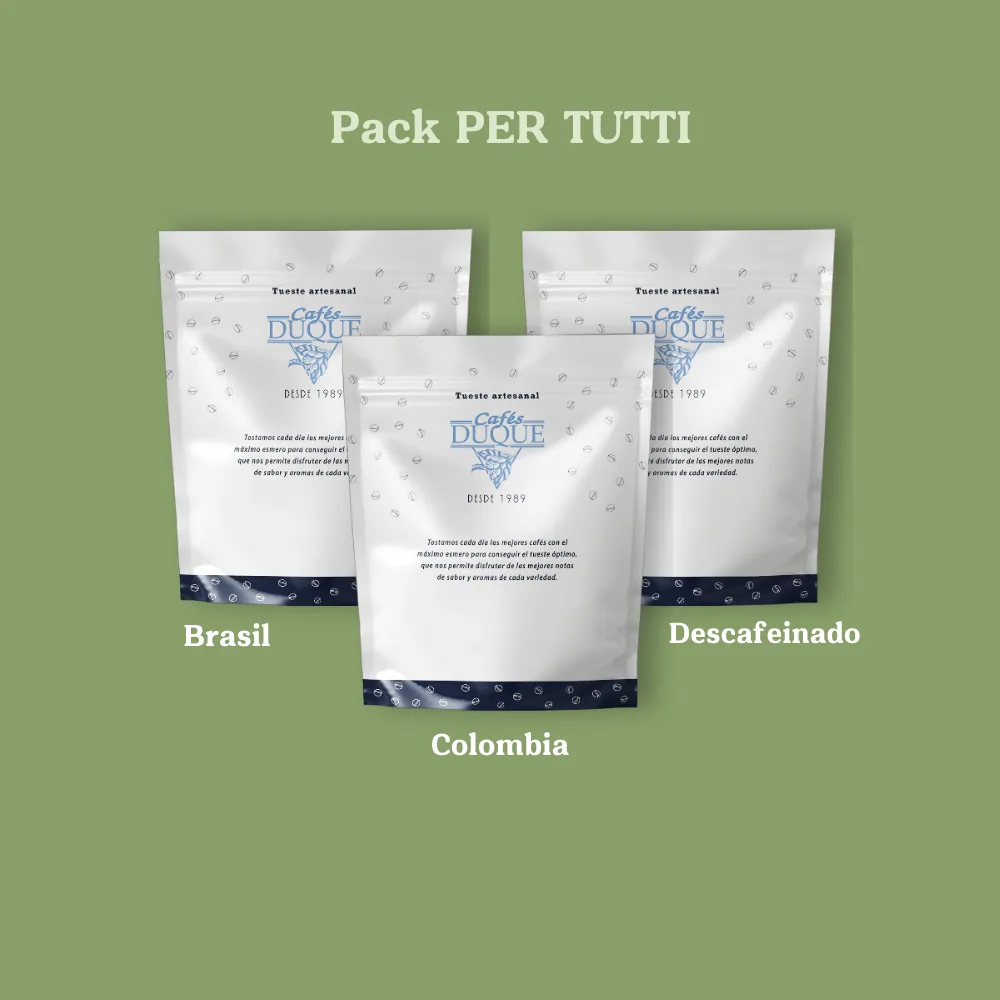 pack per tutti, colombia coffee from cafés duque
