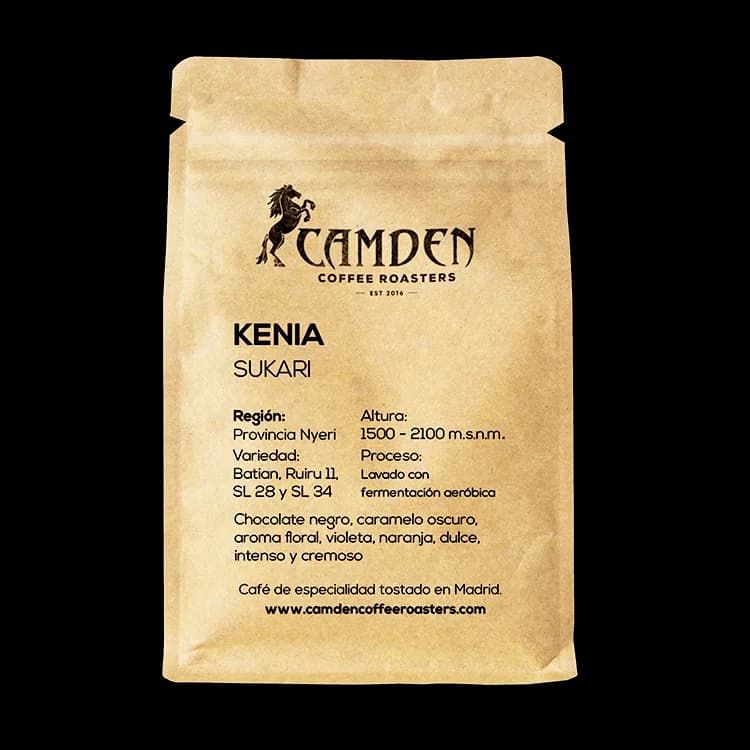 kenia – sukari, kenya coffee from camden coffee roasters (velilla de san antonio) - café de especialidad | specialty coffee madrid