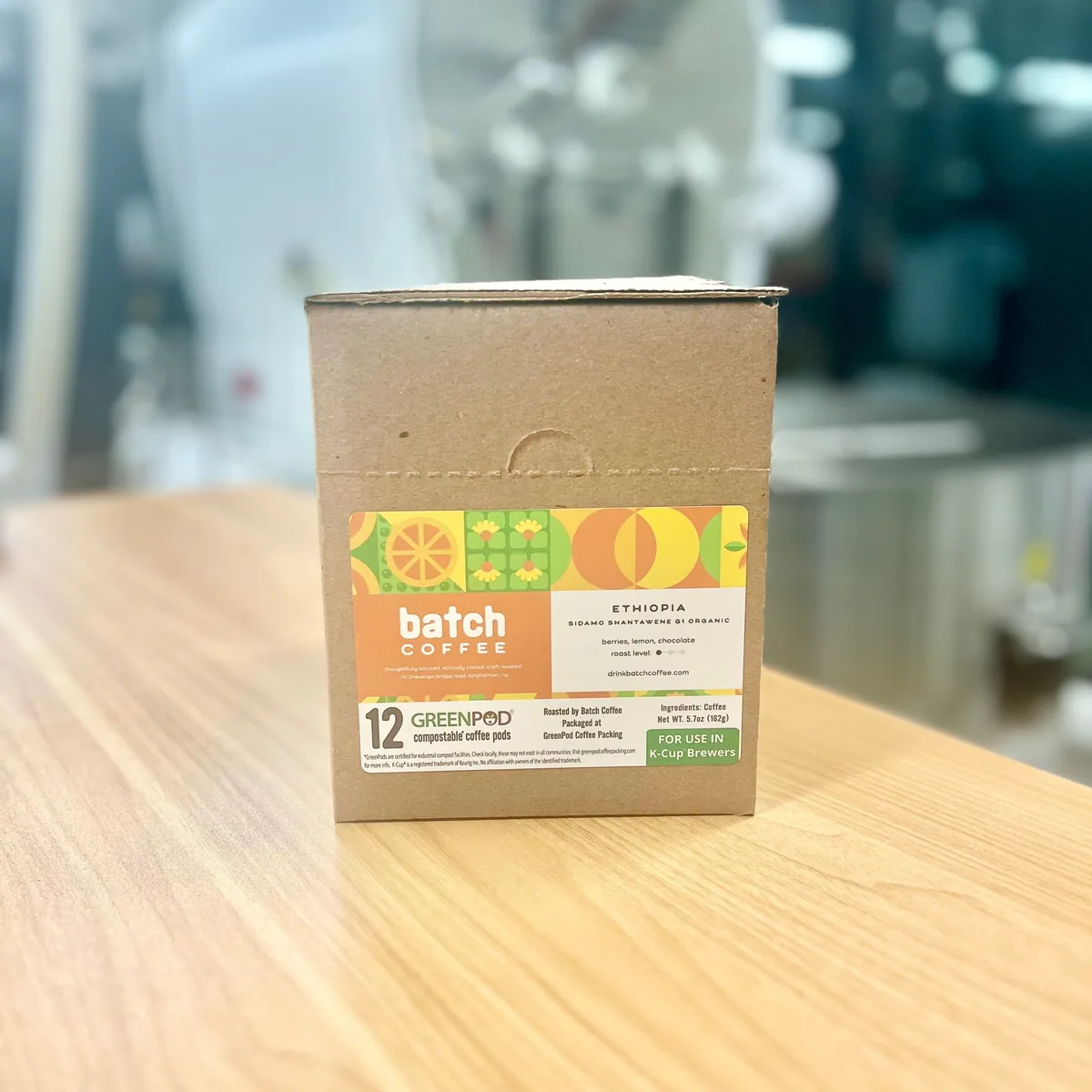 ethiopia sidamo shantawene natural gr1 organic k-cups, ethiopia coffee from batch coffee