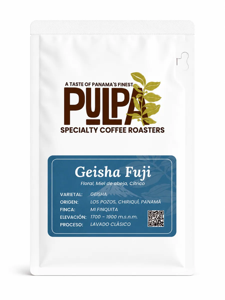 geisha fuji, panama coffee from pulpa specialty coffee - roastery & coffee lab