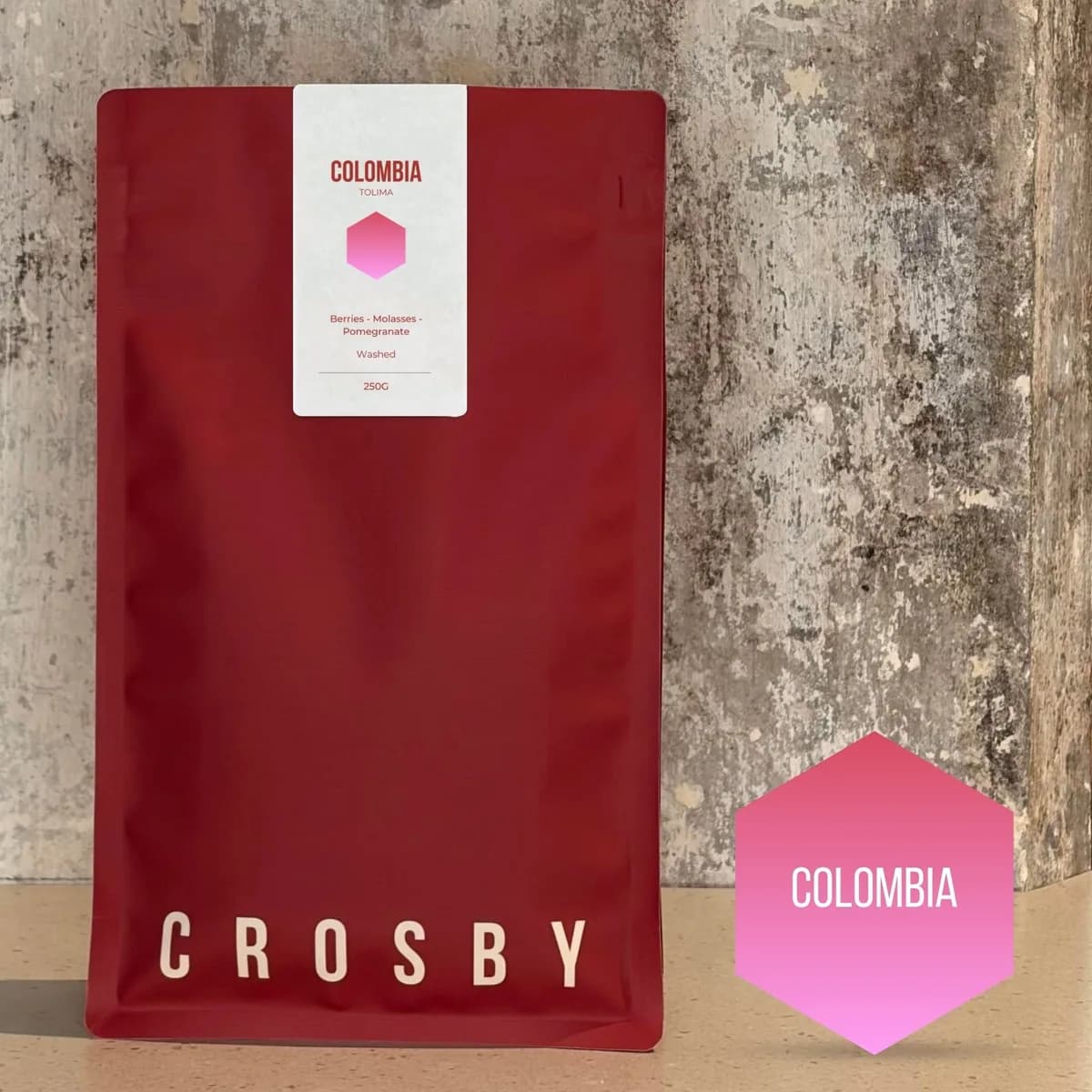 colombia, tolima especial, colombia coffee from crosby coffee oxford road