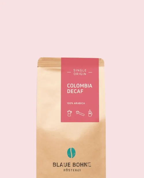 colombia decaf, colombia coffee from blaue bohne rösterei