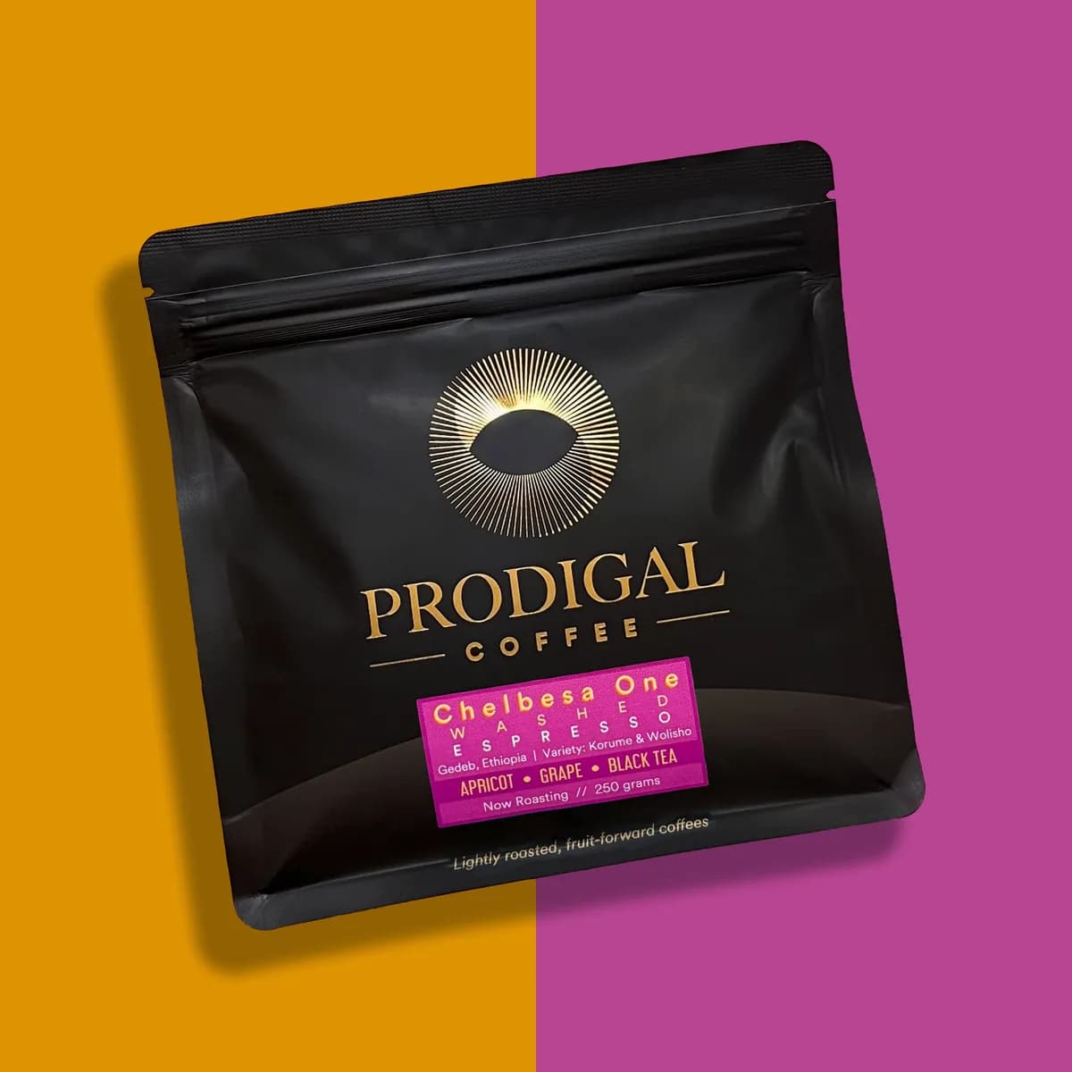 chelbesa one espresso, ethiopia coffee from prodigal