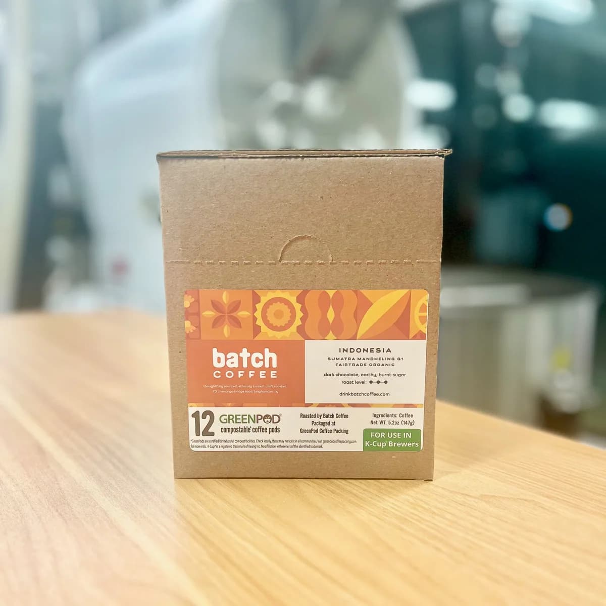 indonesia sumatra mandheling, beriah citra persada gr1 k-cups, indonesia + sumatra coffee from batch coffee