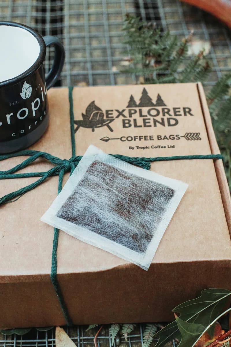 explorer coffee bags, indonesia coffee from tropic coffee ltd