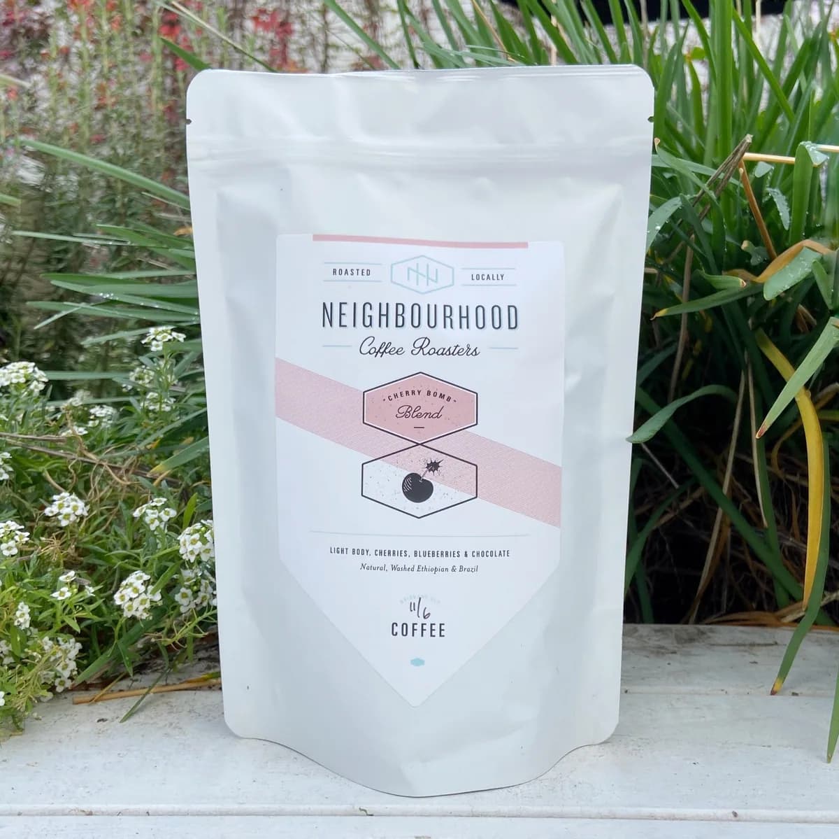 cherry bomb, ethiopia + brazil coffee from neighbourhood coffee roasters