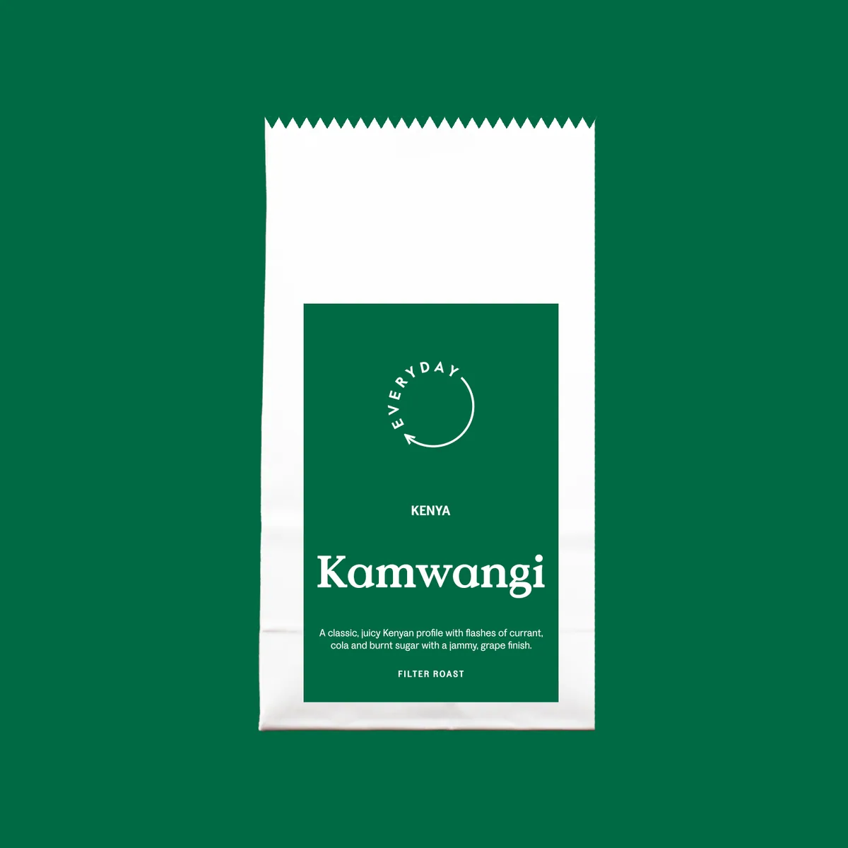 kenya kamwangi filter, kenya coffee from everyday coffee