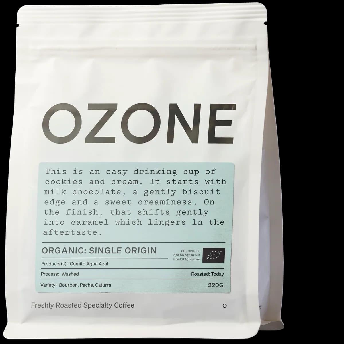 organic single origin, peru + costa rica coffee from ozone coffee - shoreditch