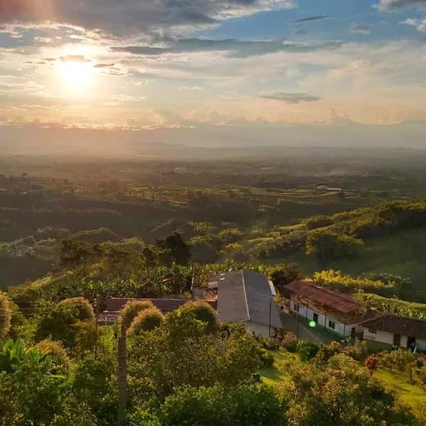 family & friends coffee tour, colombia coffee from saxonville mills cafe & roastery