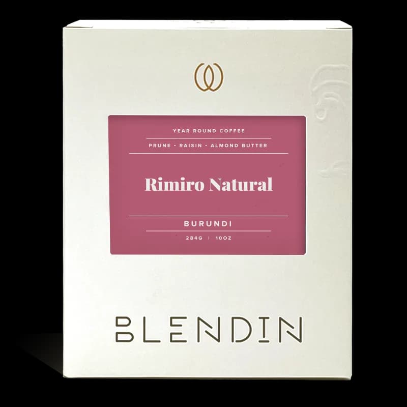 rimiro natural, burundi coffee from blendin coffee club