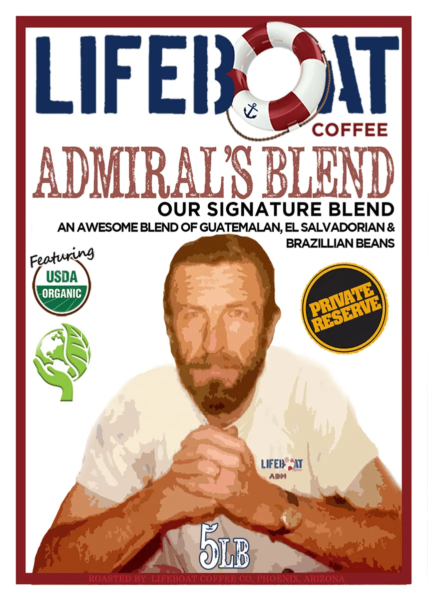 admiral's blend - our signature roast!, el salvador coffee from lifeboat coffee co