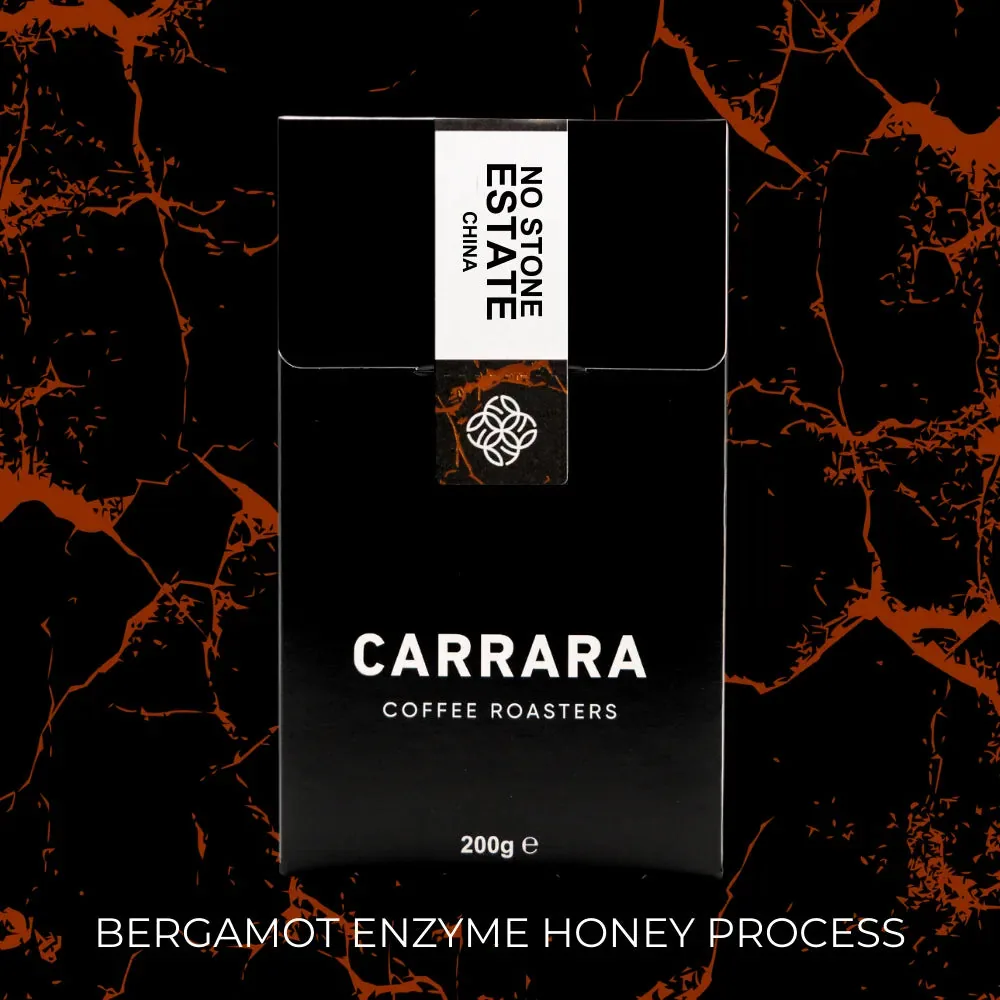 no stone estate, china - bergamot enzyme honey, yunnan coffee from carrara coffee roasters