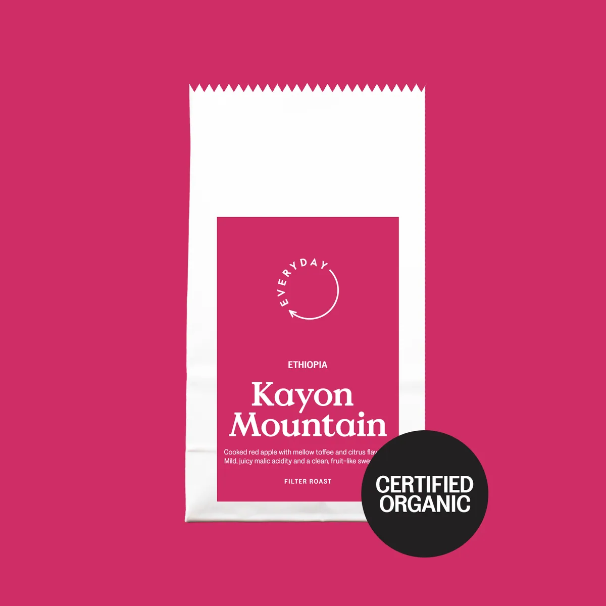 ethiopia organic kayon mountain filter, ethiopia coffee from everyday coffee